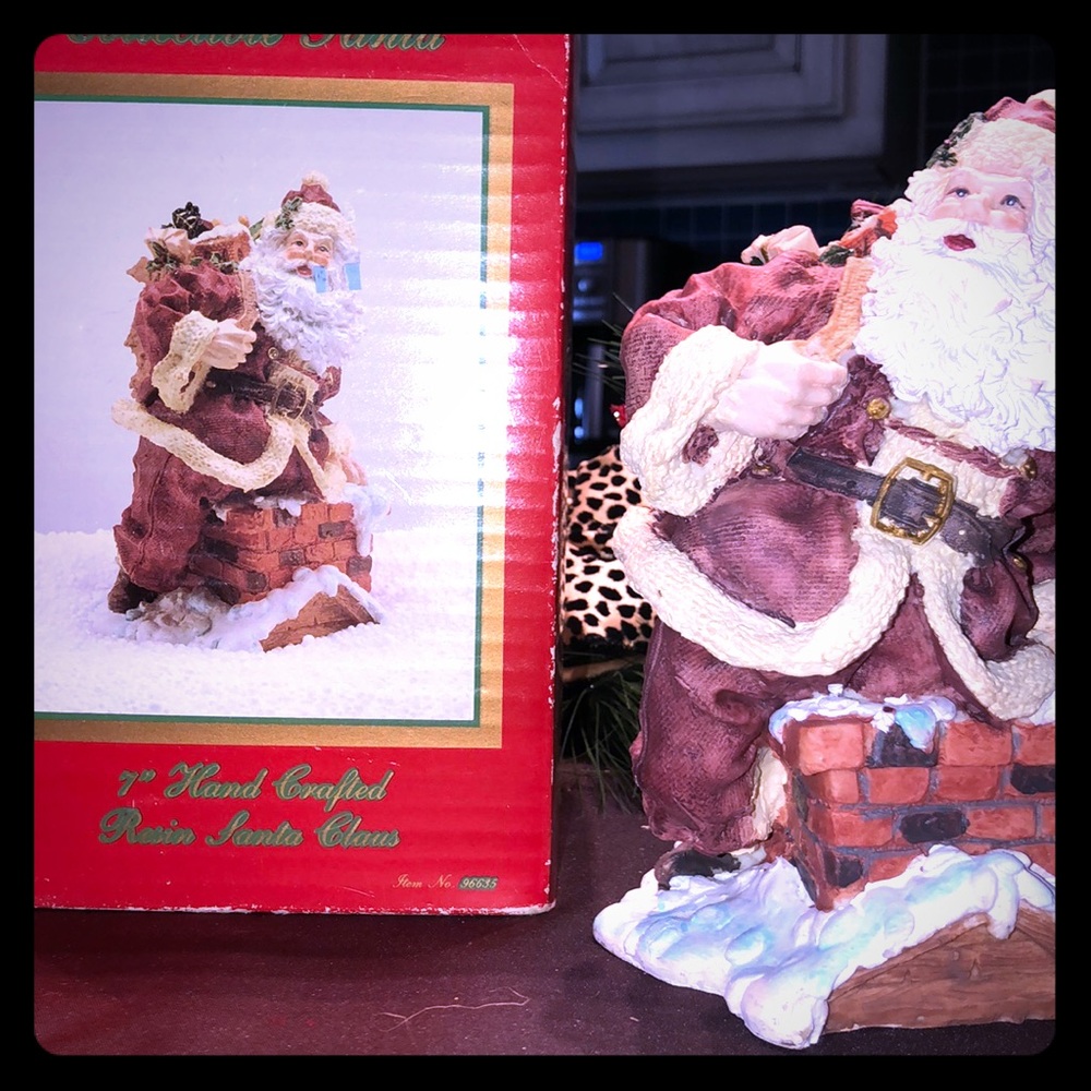 7” HAND CRAFTED 1993 SANTA